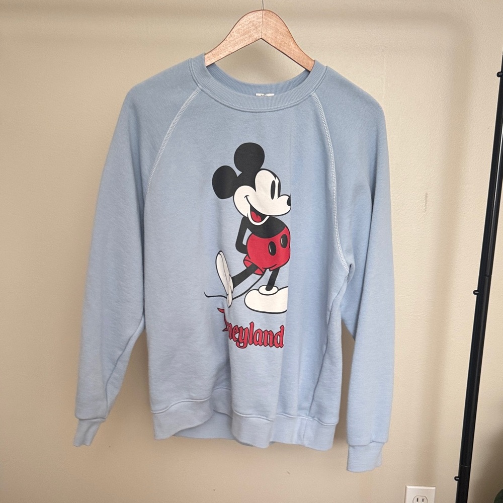 Disney Light Blue Mickey Mouse Sweatshirt